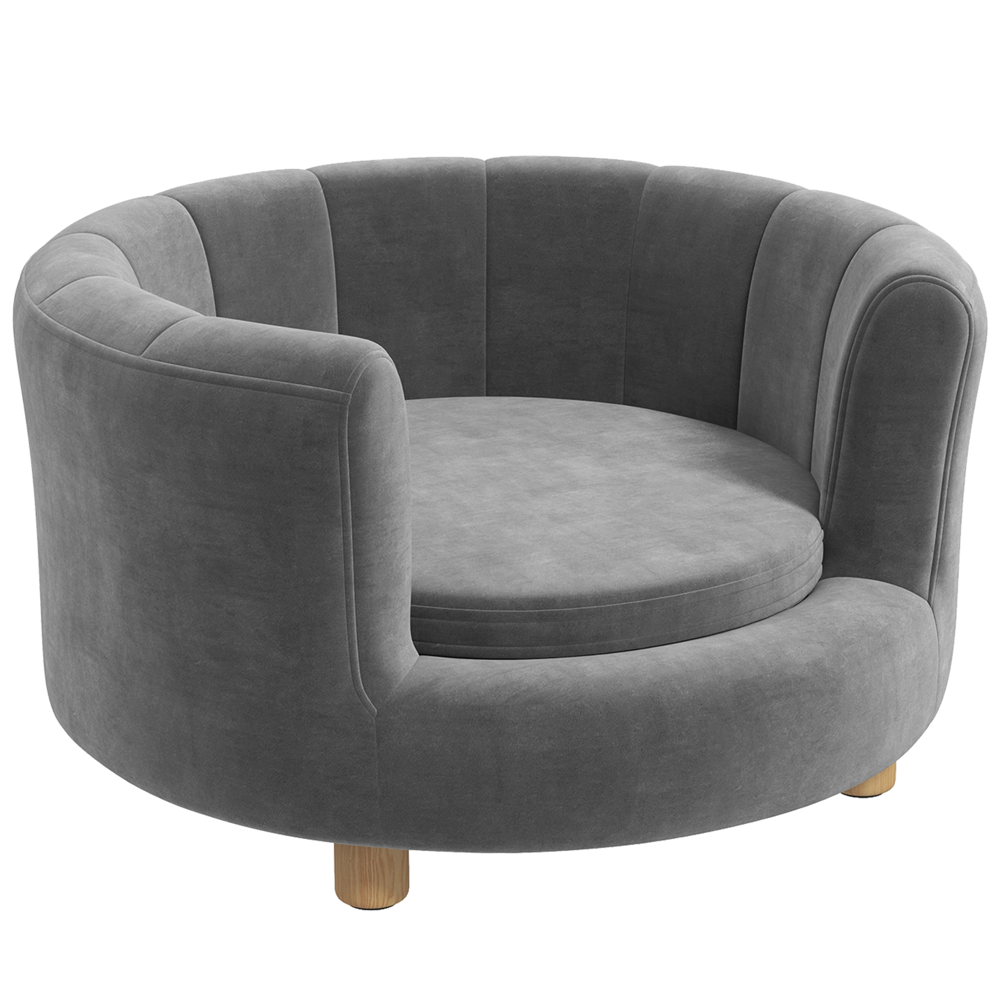 Vue principale du couchage rembourré
