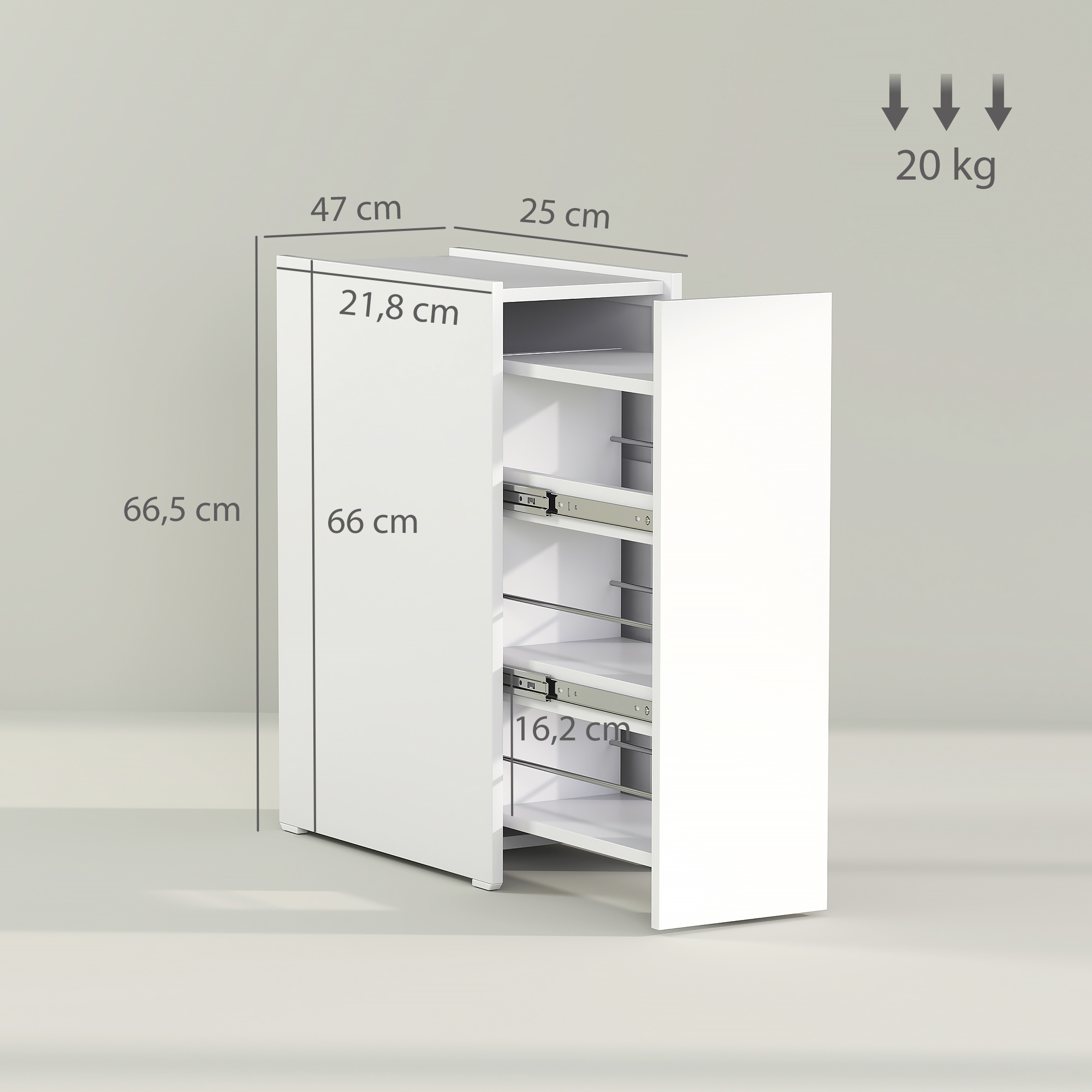 Dimensions du meuble de salle de bains