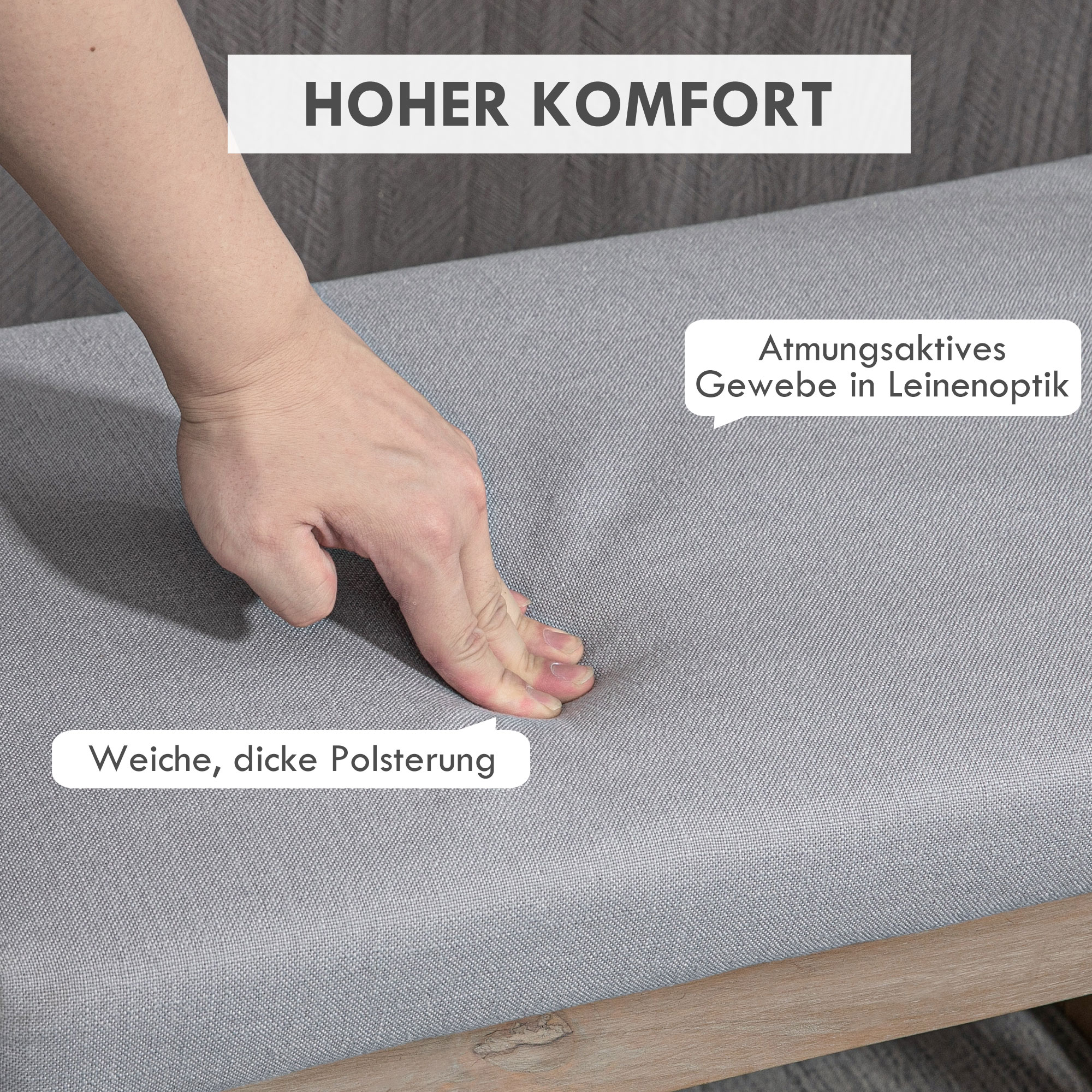 Détail du banc ou tabouret