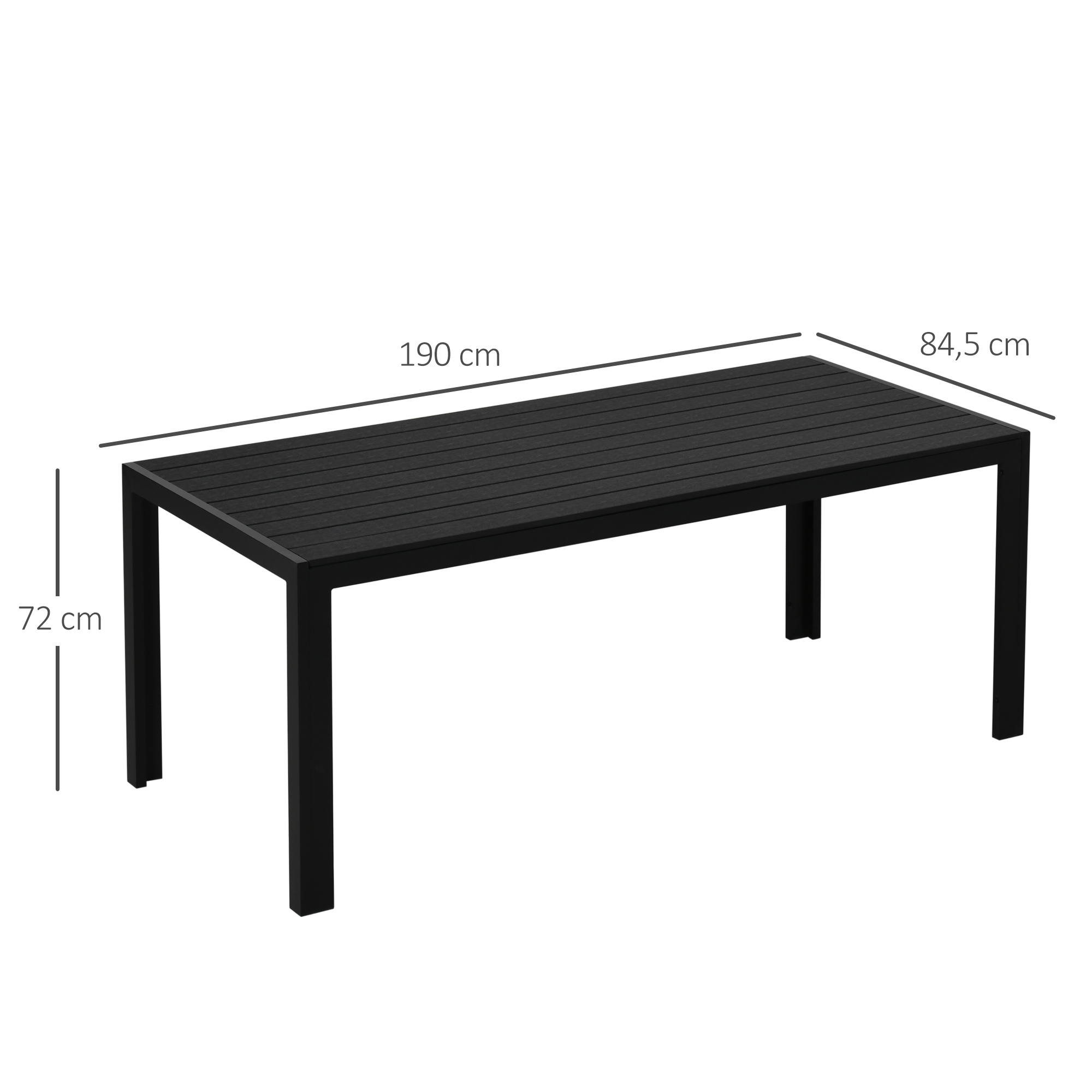 Dimensions du table à manger