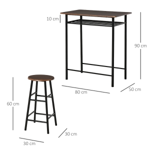 Détail du tabouret de bar