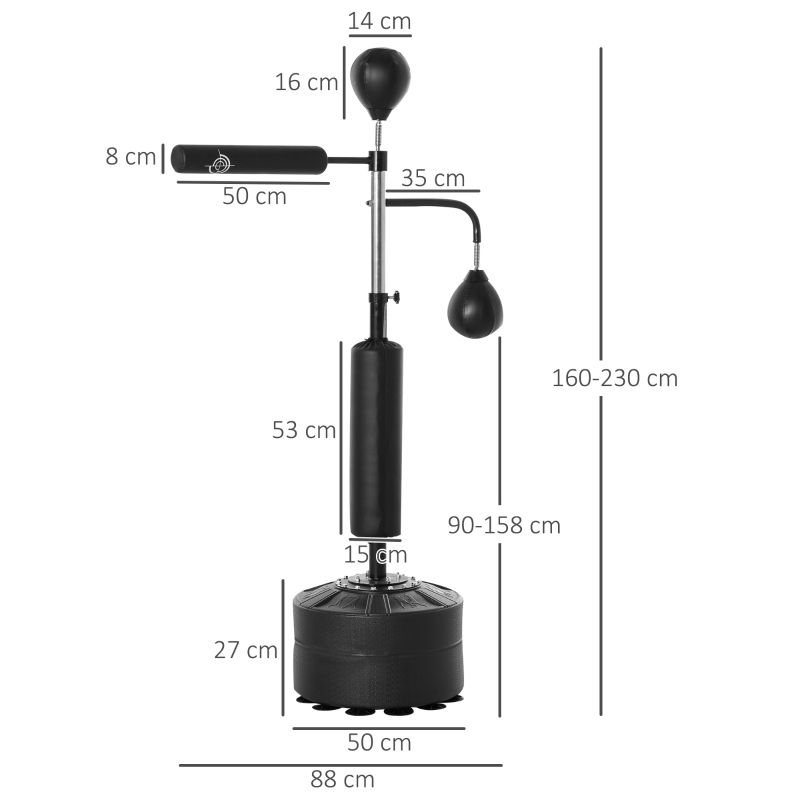 Dimensions du appareil de fitness