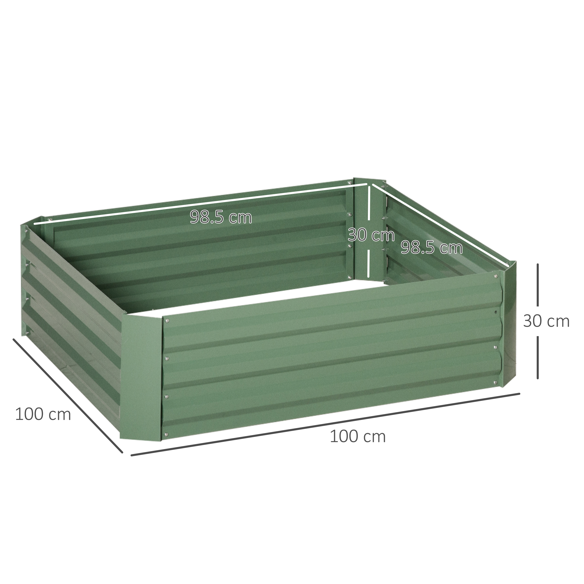 Dimensions du bac à plantes