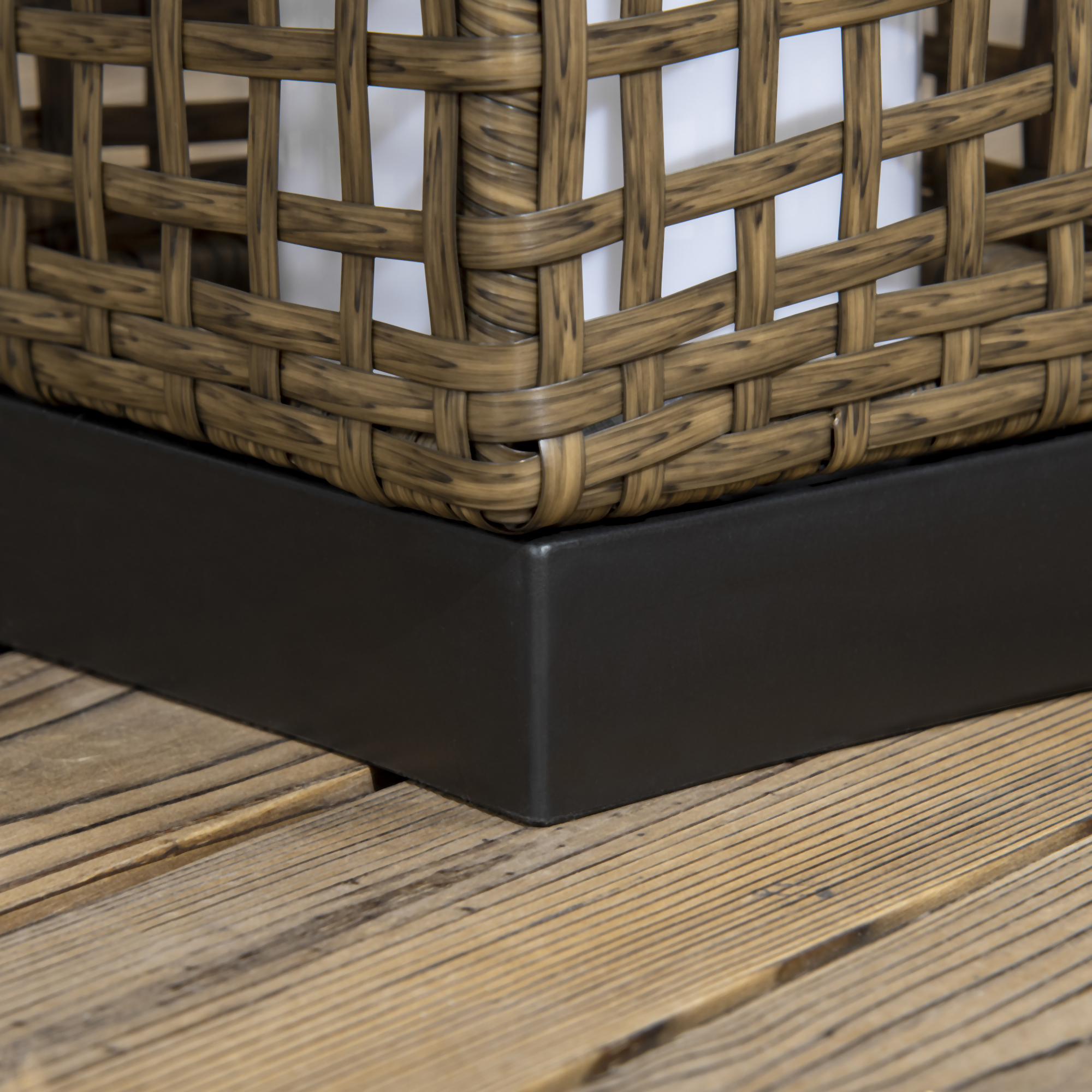 Socle acier poudré