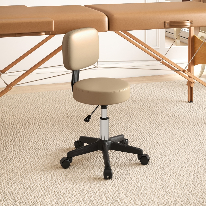 Détail du tabouret d'atelier