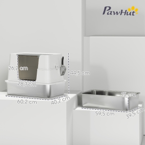 Compartiment filtre déodorant et capot transparent rabattable