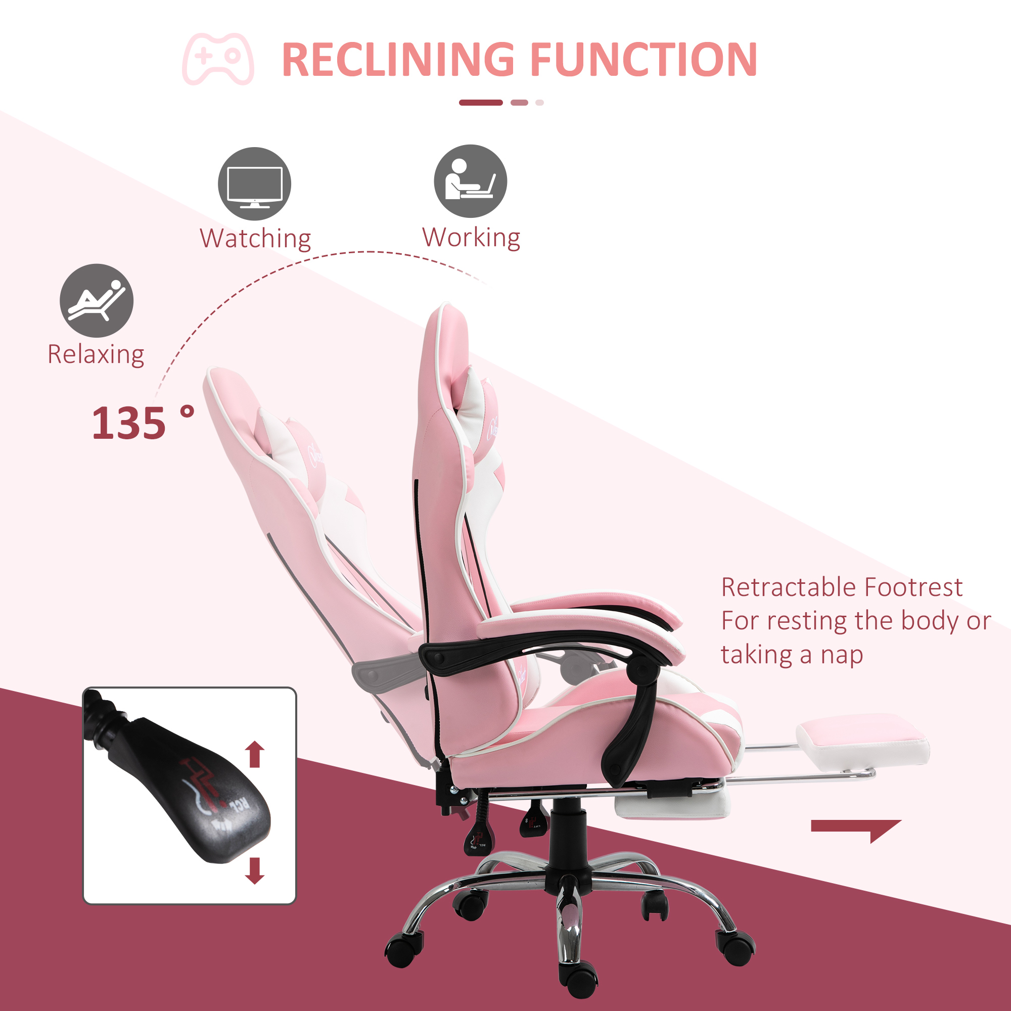 Détail du fauteuil de bureau