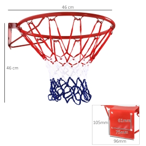Détail du panier de basket