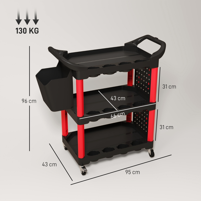 Dimensions du servante à outils