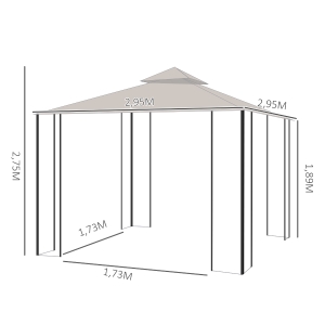 Détail du pavillon de jardin