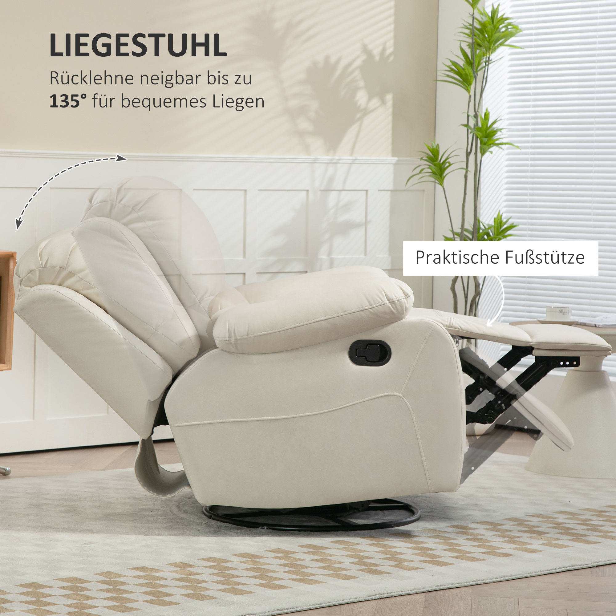 Détail du fauteuil relax