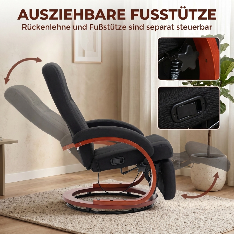 Détail du fauteuil relax