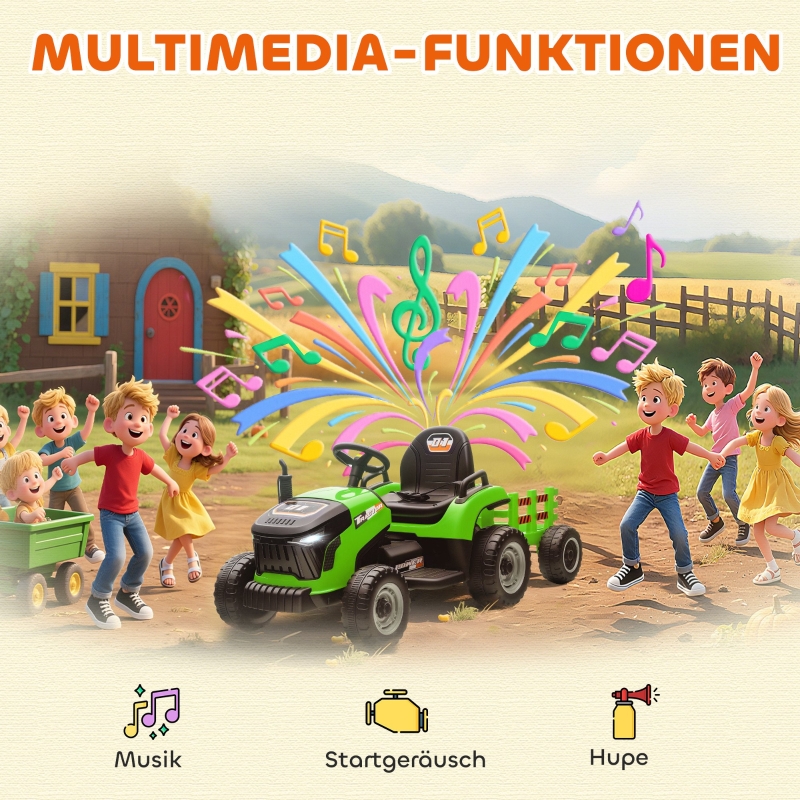 Remorque amovible pour transporter jouets