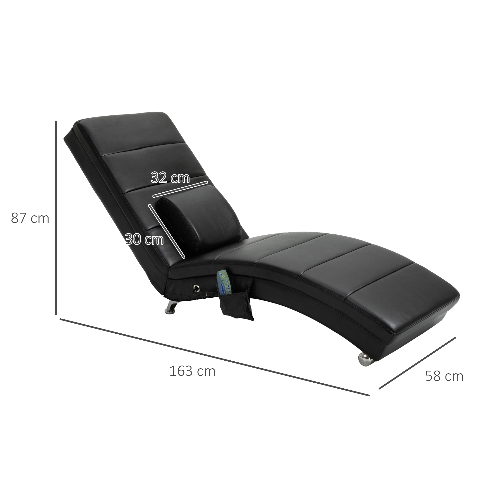 Dimensions du fauteuil relax