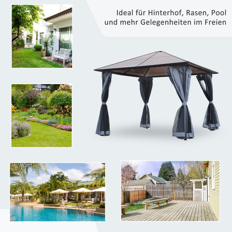 Présentation du pavillon de jardin
