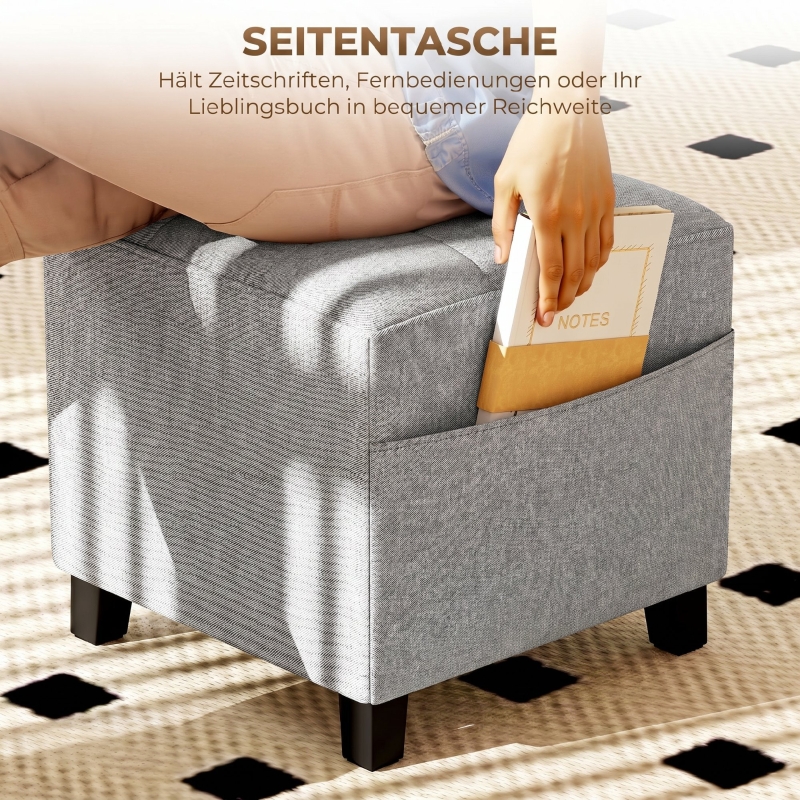 Détail du pouf