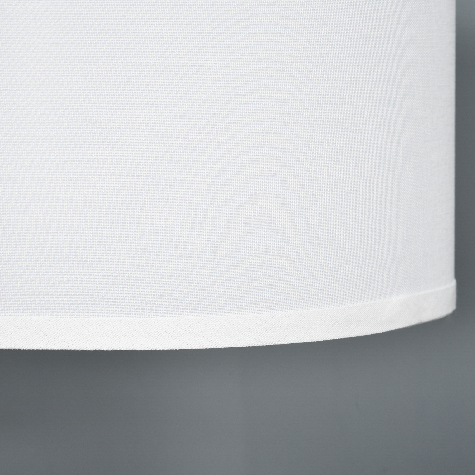 Abat‑jour grand format tissu blanc