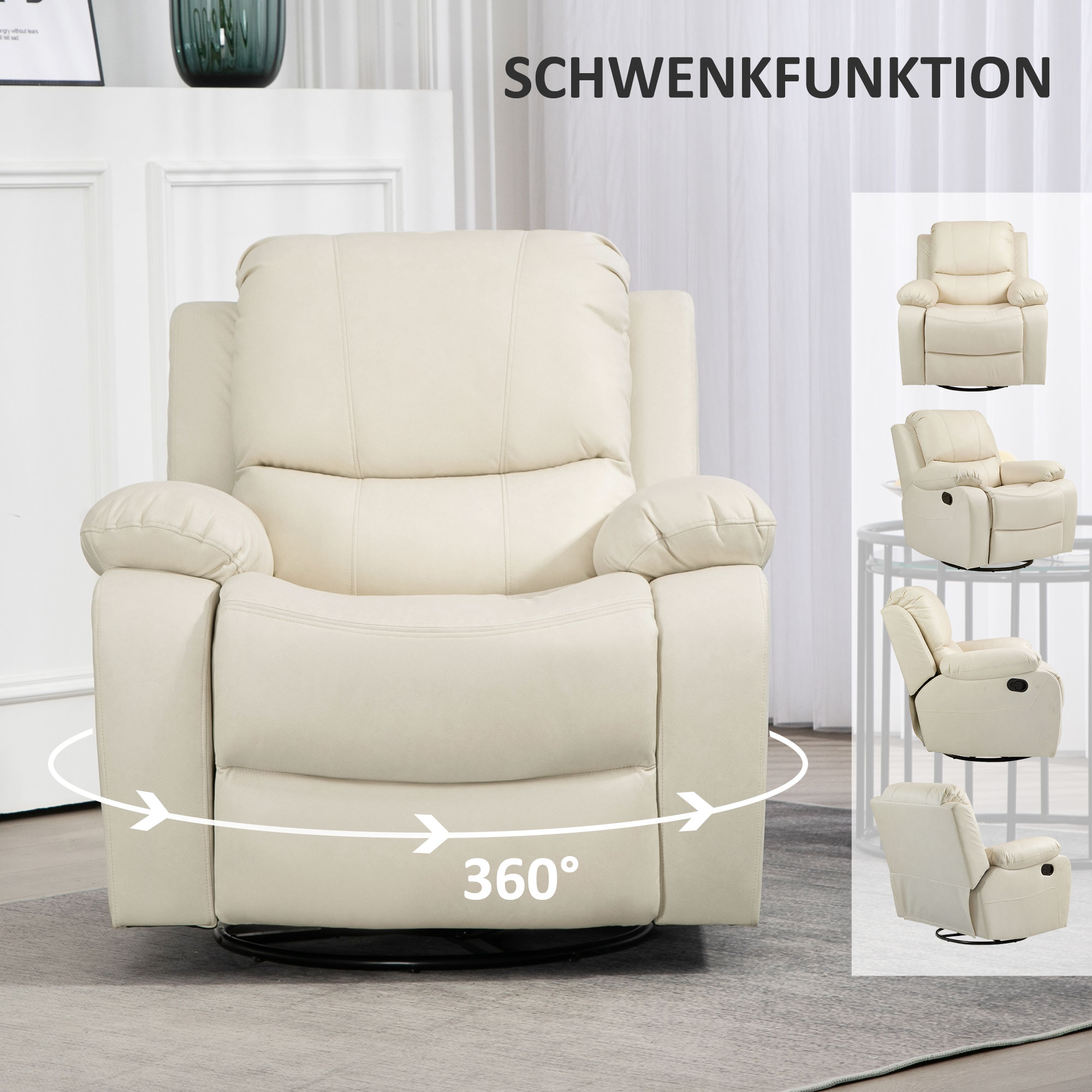 Détail du fauteuil relax
