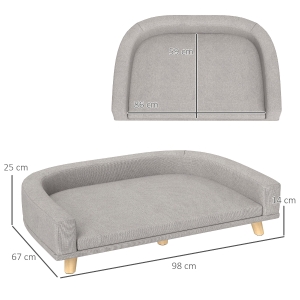 Détail du couchage rembourré