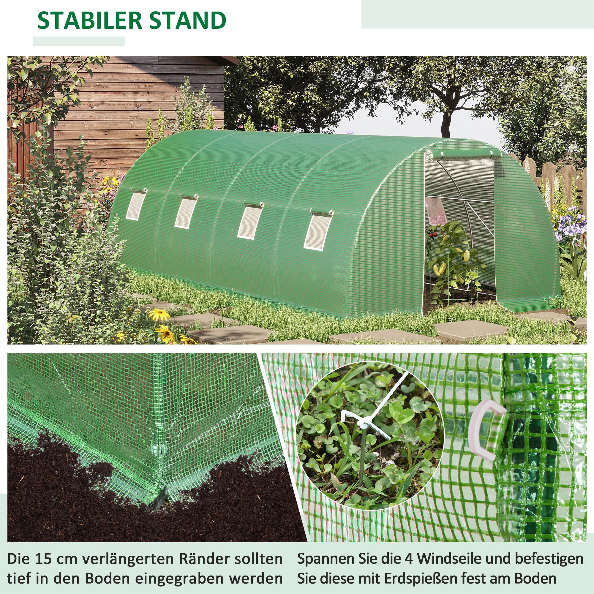 Détail du serre de jardin