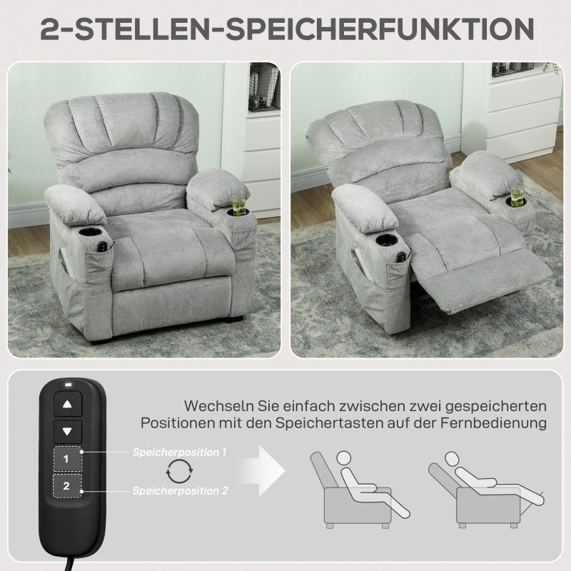 Détail du fauteuil relax