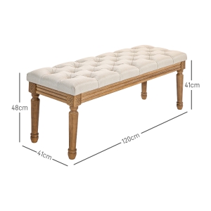 Détail du banc ou tabouret