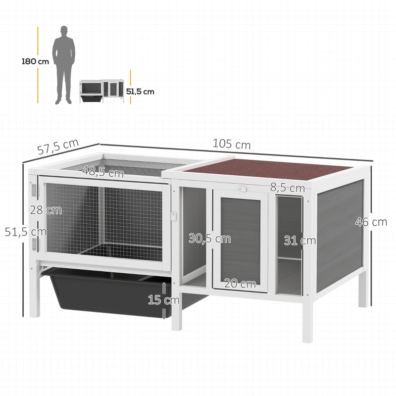 Dimensions du clapier