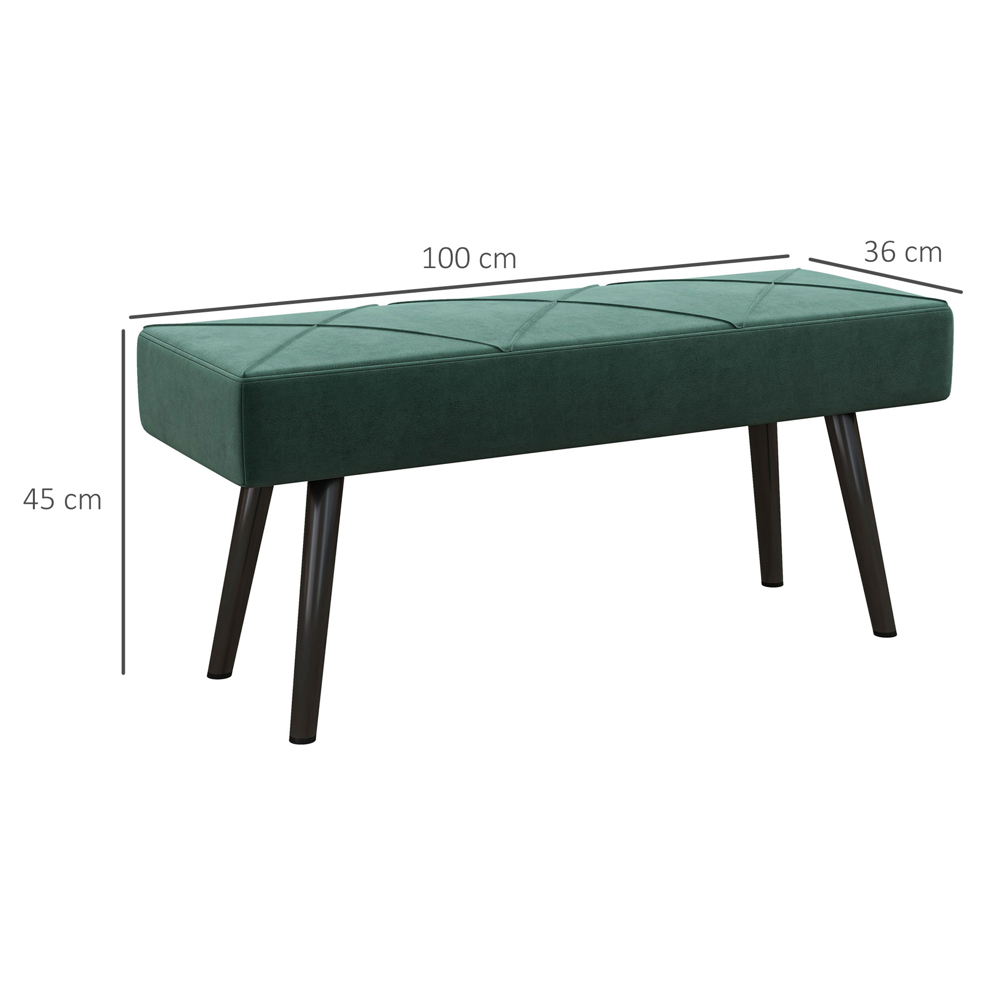 Dimensions du banc ou tabouret