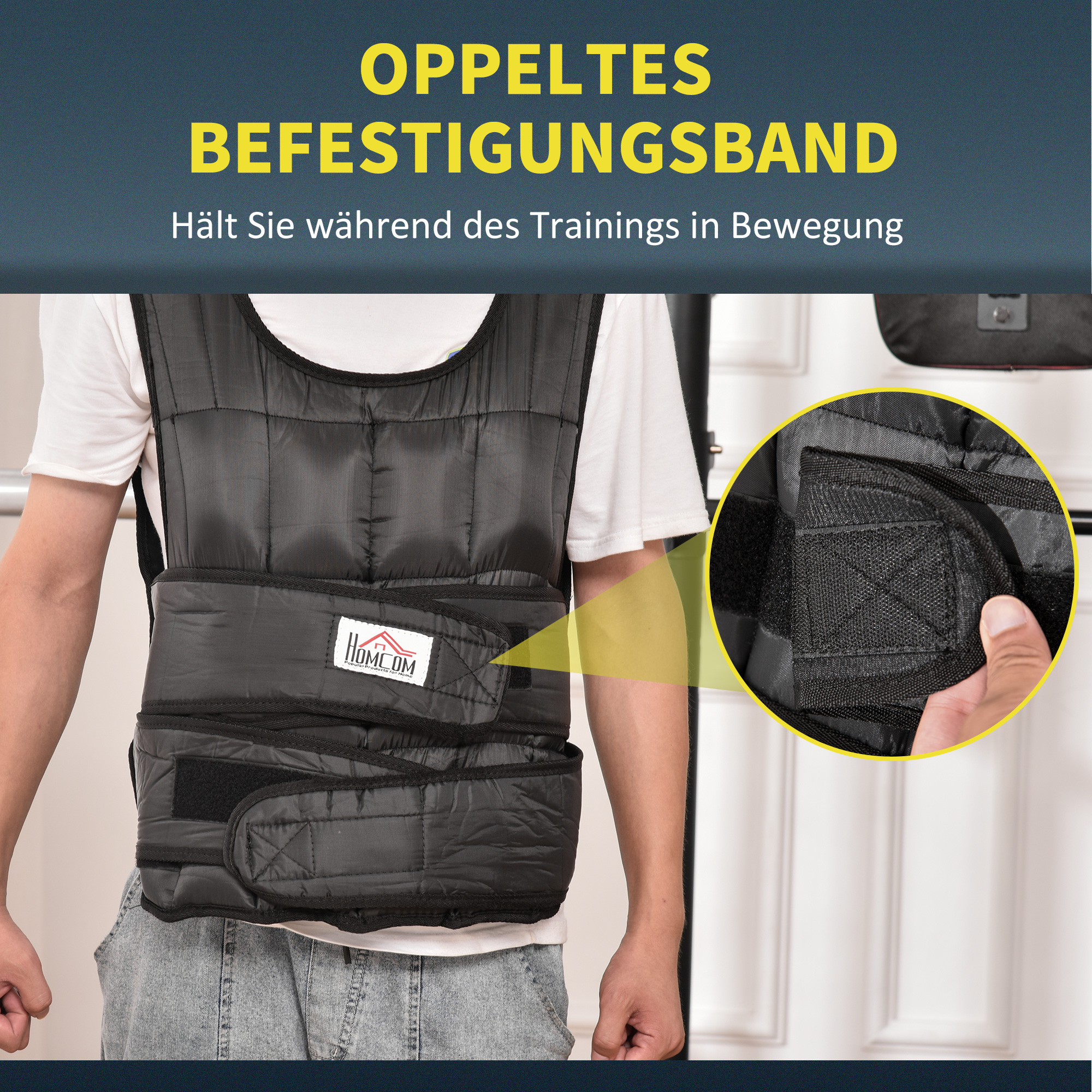Présentation du gilet lesté