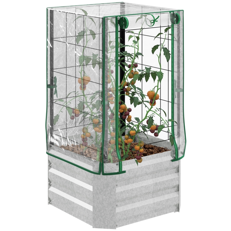 Vue principale du serre de jardin