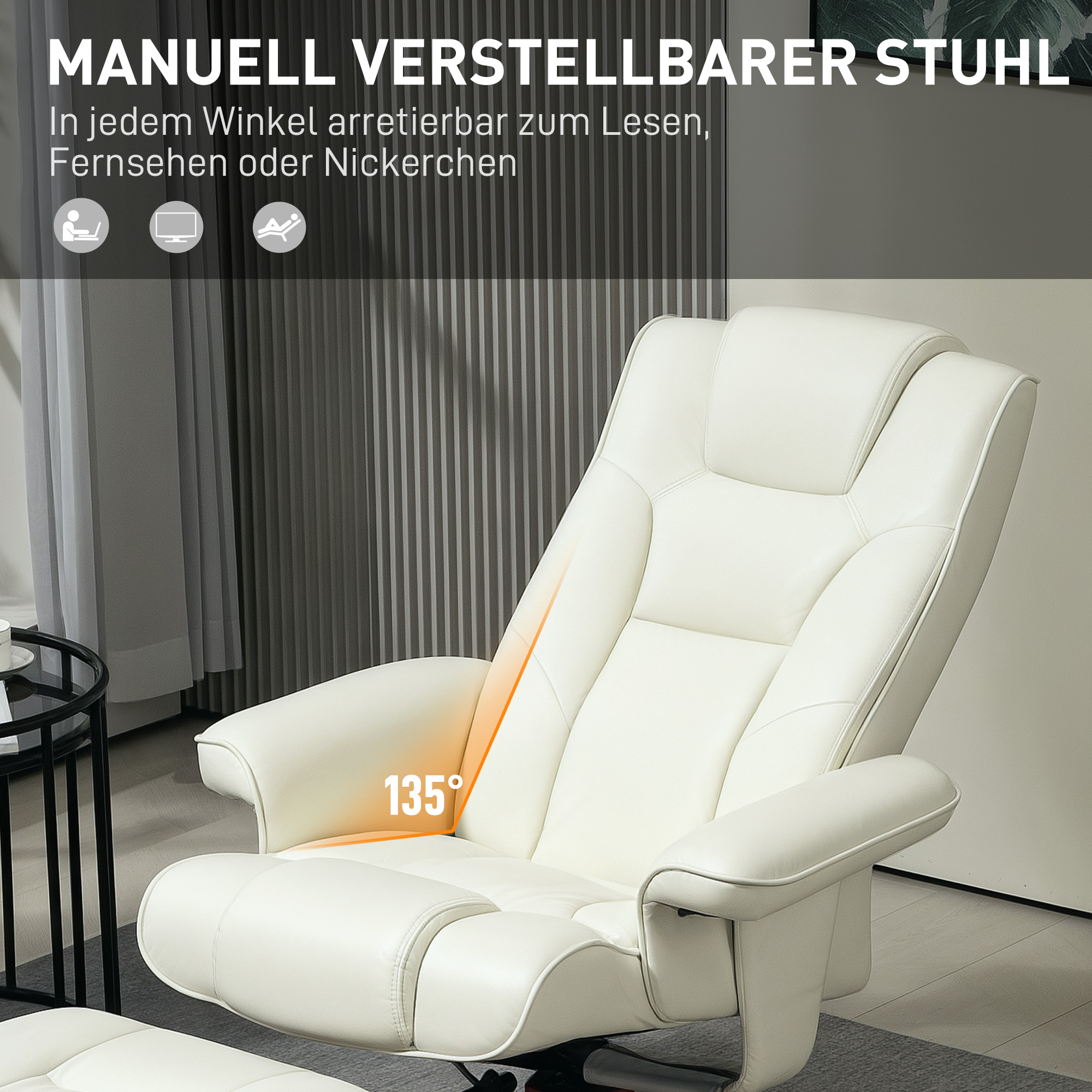 Détail du fauteuil relax