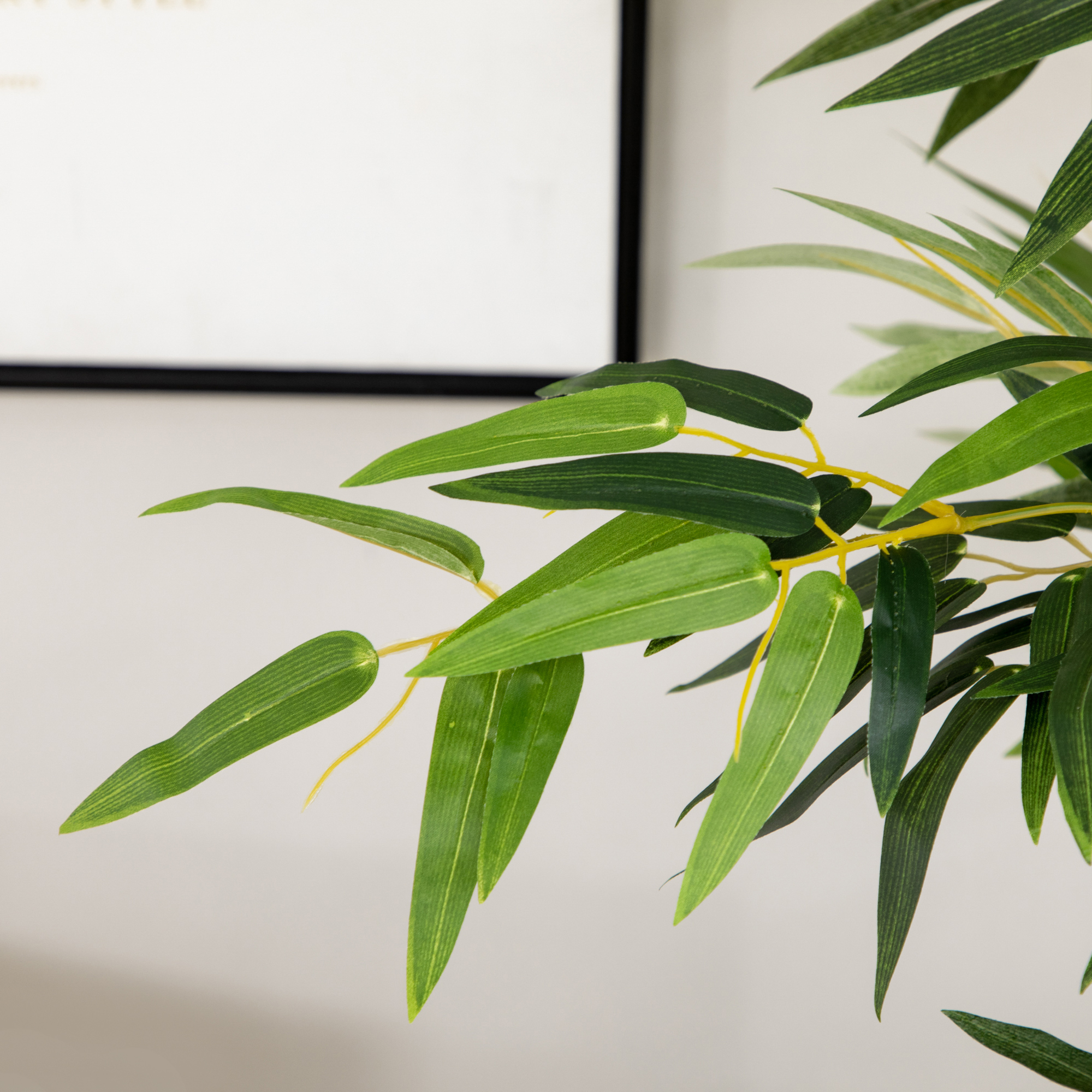 Détail feuilles au rendu naturel