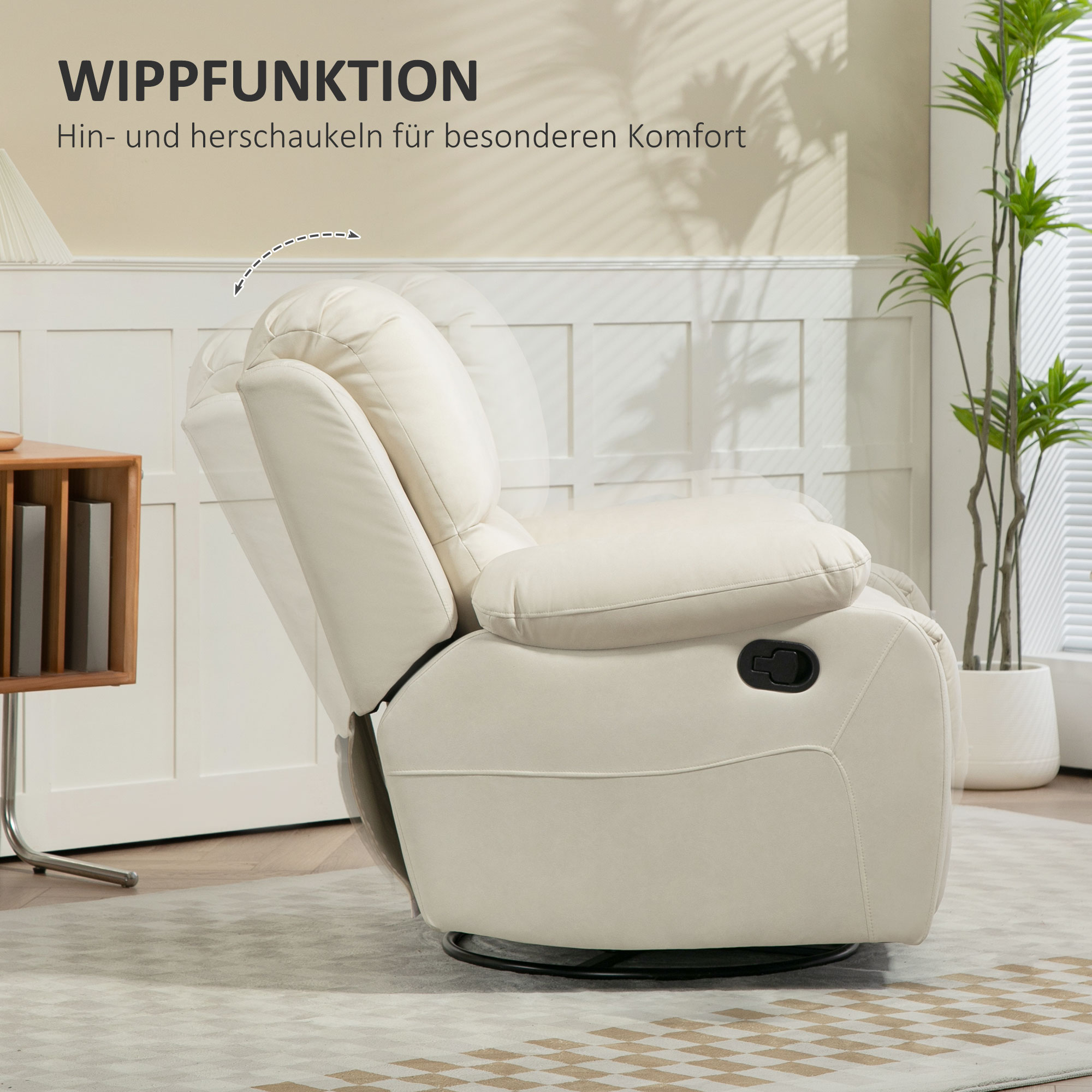Détail du fauteuil relax