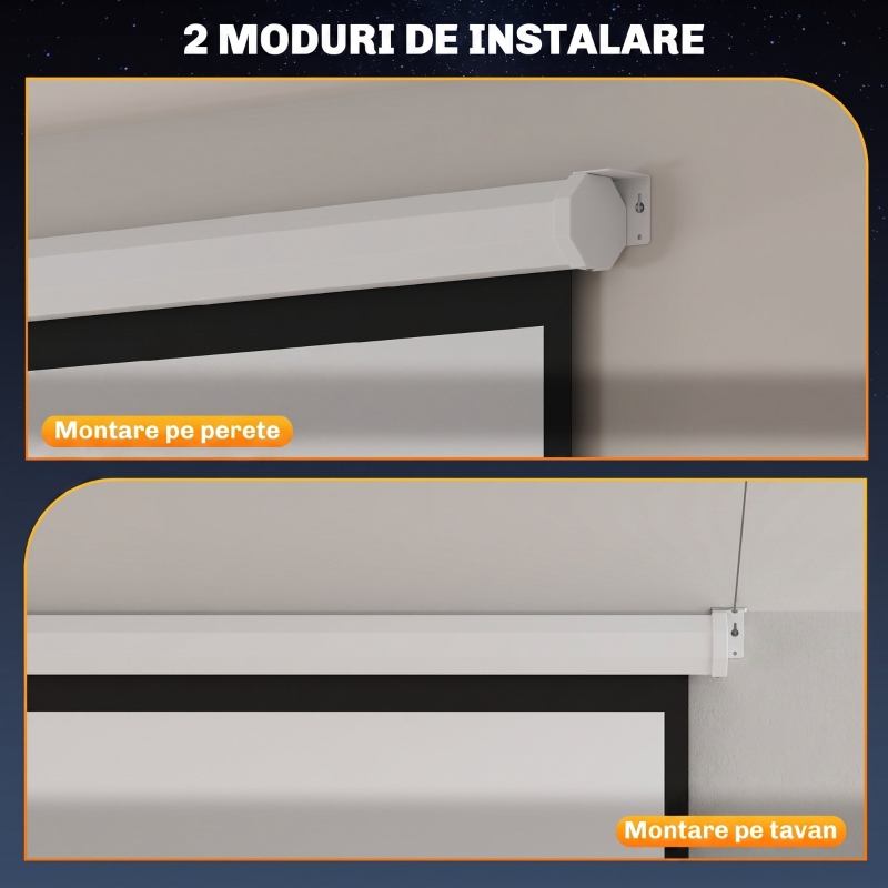 Présentation du écran de projection