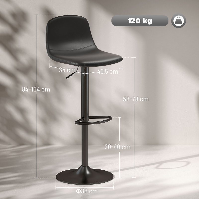 Dimensions du tabouret de bar