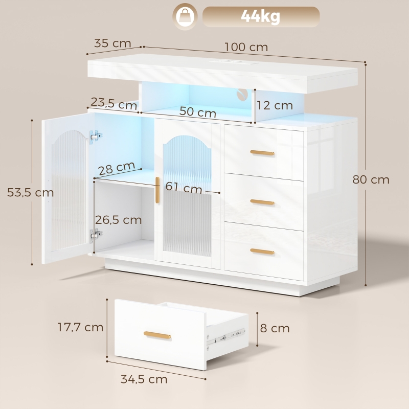 Dimensions du buffet