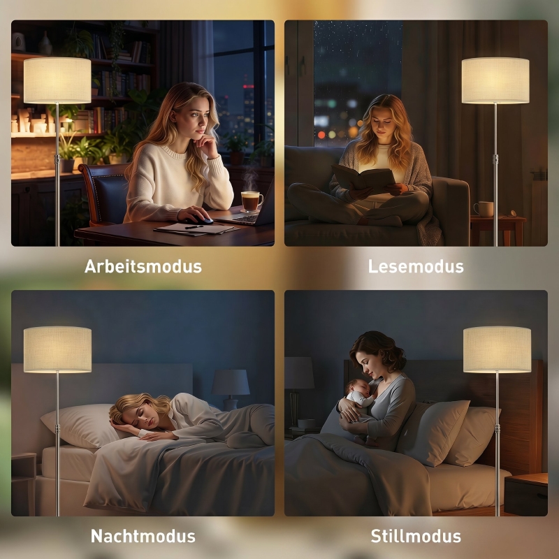 Lampadaire salon ambiance