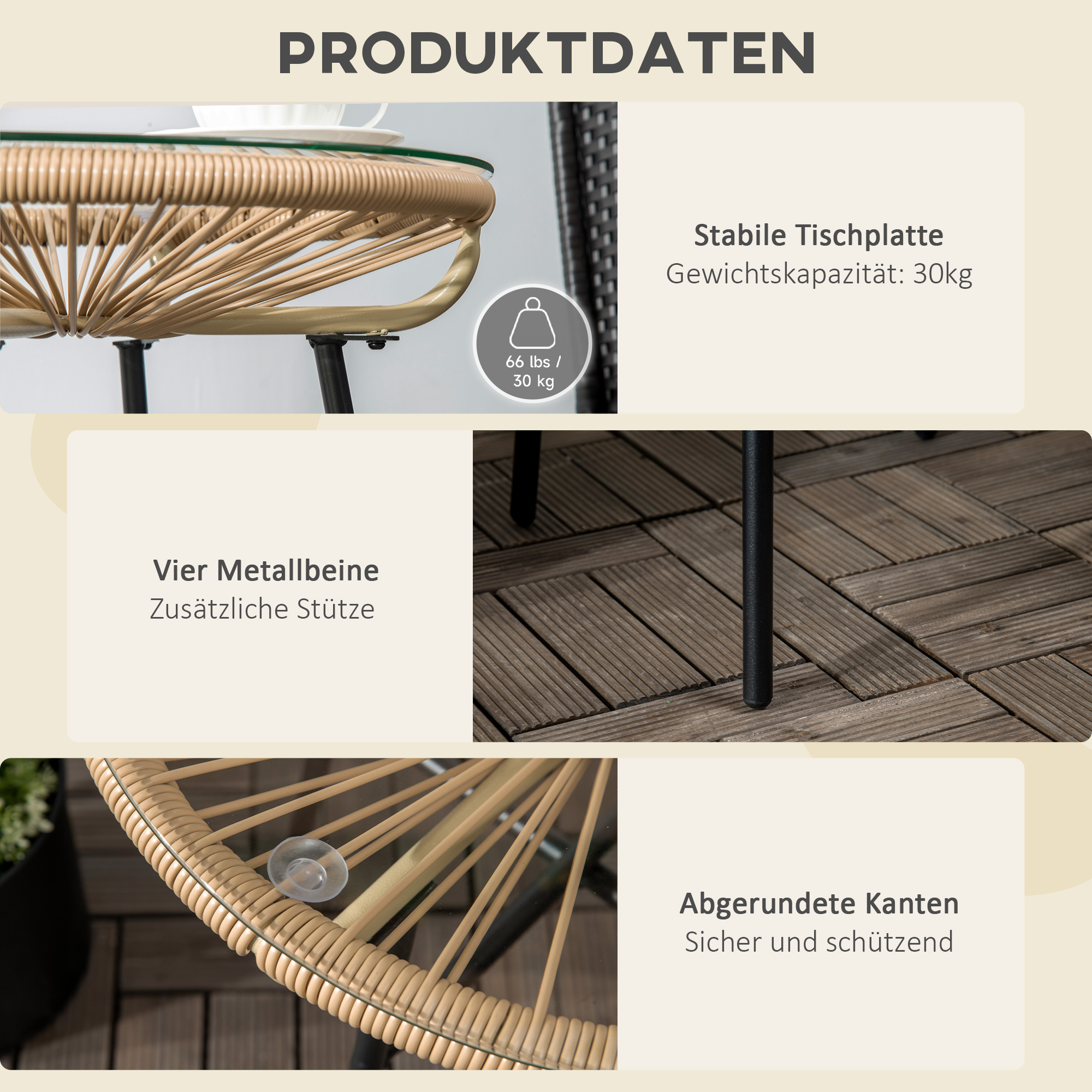 Présentation du table d'appoint