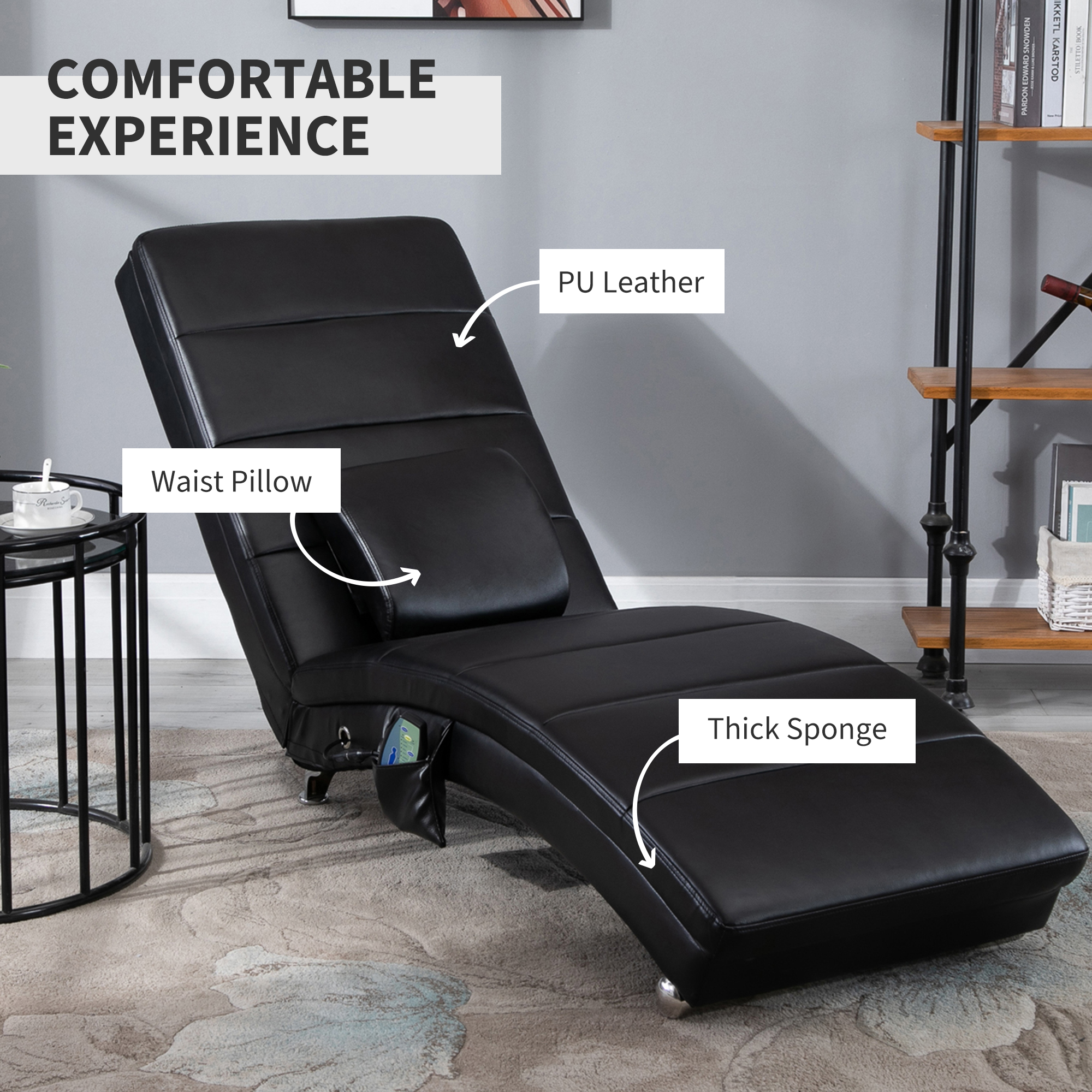 Détail du fauteuil relax