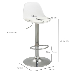 Détail du tabouret de bar