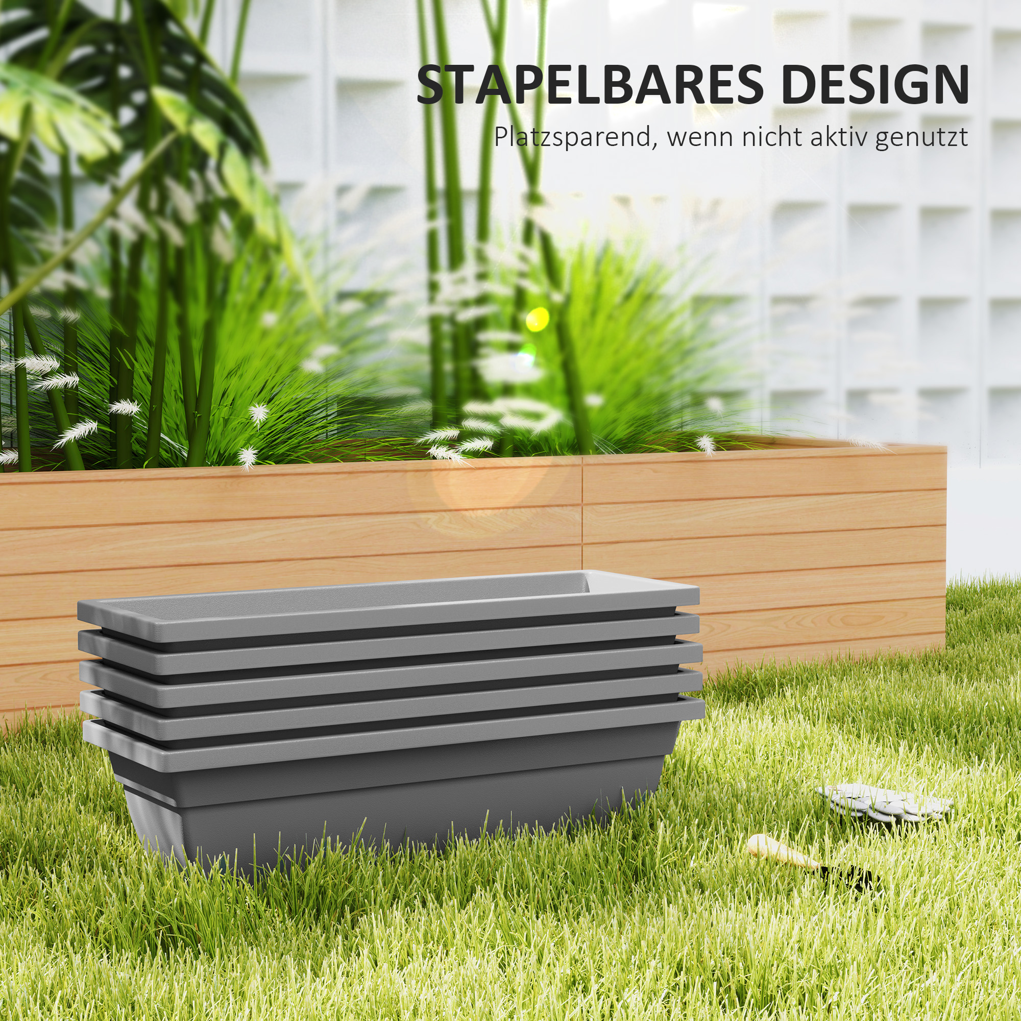 Détail du bac à plantes
