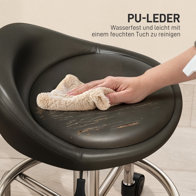 Tabouret roulant vue générale