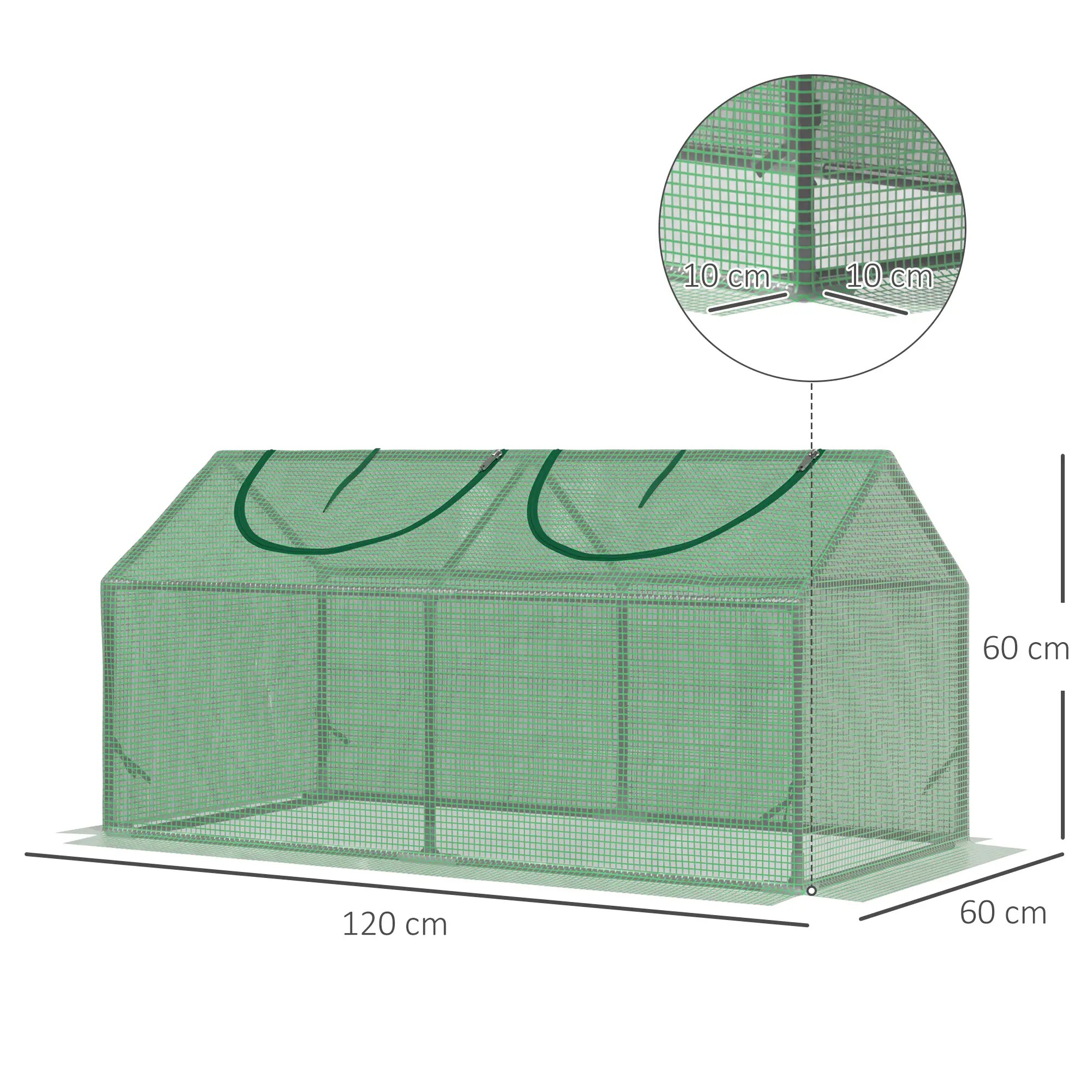 Dimensions du serre de jardin