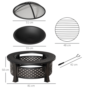 Dimensions et accessoires fournis