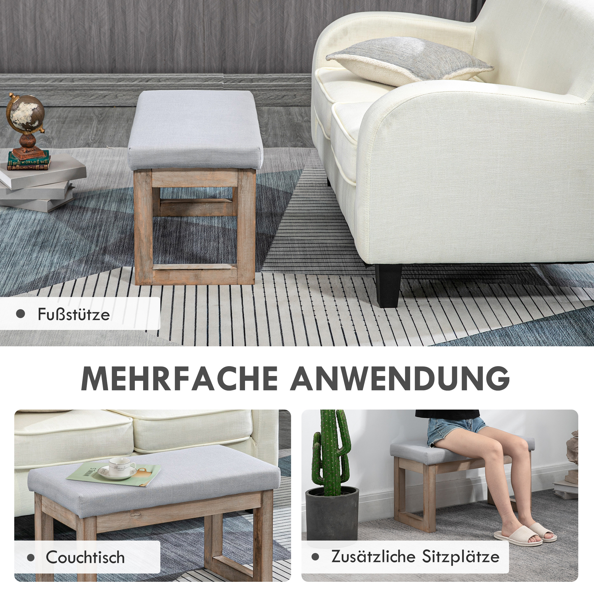 Présentation du banc ou tabouret