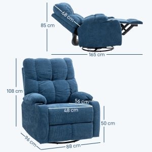 Détail du fauteuil relax