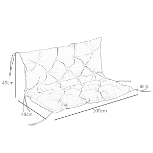 Coussin avec dossier, garde sa forme
