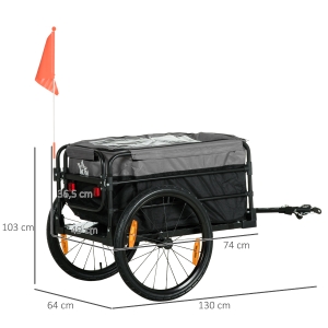 Dimensions et compatibilité vélo 24‑28 pouces