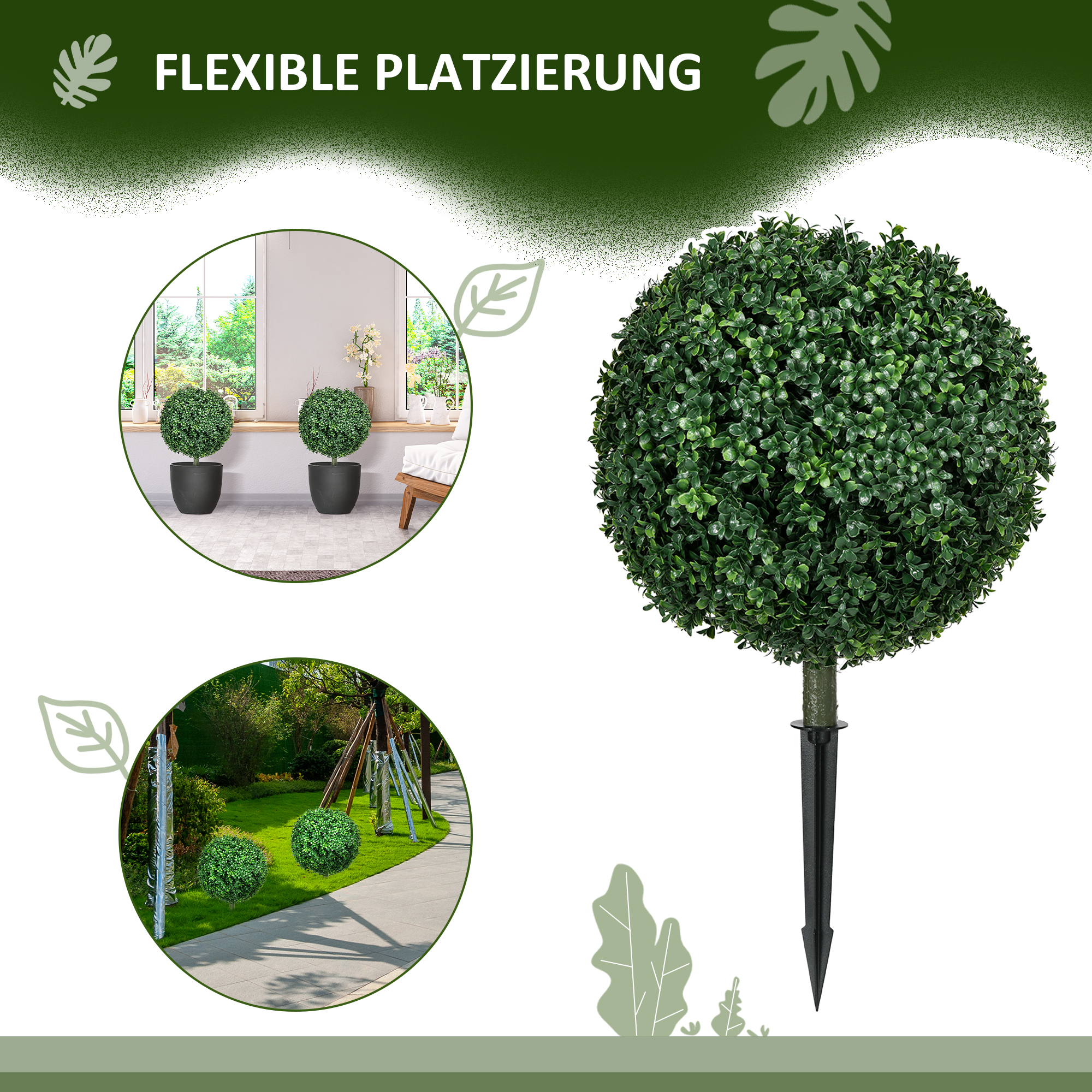 Détail du plante décorative