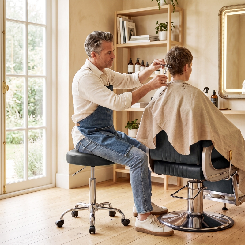 Présentation du tabouret d'atelier